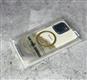Задняя крышка Iphone 13/14 с MagSafe и золотыми прожилками, прозрачно-серая