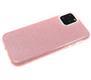 Силиконовый чехол блестящий 3в1 для Iphone 15 Plus , розовый