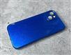 Силиконовый чехол Iphone 13 mini (5.4) плотный с блестками и защитой камеры, (12) ярко-синий