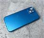 Силиконовый чехол Iphone XS плотный с блестками и защитой камеры, (14) голубой