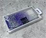 Задняя крышка My Case Iphone 13 Pro с блестками и MagSafe, бело-фиолетовая
