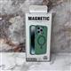 Задняя крышка MAGNETIC Iphone 15 Pro Max матовая с Magsafe, темно-зеленая