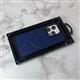 Задняя крышка Iphone 12/12 Pro (6.1) CASE CLASSIC DISIGN под карбон с MagSafe, синяя