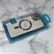 Силиконовый чехол Iphone 15 Pro прозрачный, глянцевый борт, Monarch SHINY Magsafe, фиолетовый