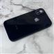 Задняя крышка Iphone XR 6.1 стеклянная, силиконовый борт, окантовка камеры и защитой, с лого, черная