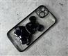 Силиконовый чехол Iphone 14 Pro Max (6.7) SEENG&WATCHING мишка, черный
