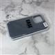 Задняя крышка Iphone 14 Pro Max (6.7) CASE Phone Case матовая с бархатом внутри, в блистере, серая