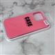 Задняя крышка Iphone 11 CASE Phone Case матовая с бархатом внутри, в блистере, розовая