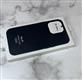 Задняя крышка Iphone 14 Pro (6.1) Leather case Wireless charging magnetic sheet под кожу без логотипа, черная