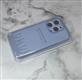 Силиконовый чехол Iphone 14 Plus (6.7) Ultra-thin Matte case, защита камеры, прозрачно-голубой