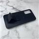 Силиконовый чехол Iphone 13 Pro под кожу с магнитной подставкой SB, черный