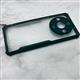 Задняя крышка Realme 12+ EAGLE CASE прозрачная, противоударная, цветной борт, зеленая