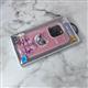 Задняя крышка Iphone 15 Pro UA PROTECT NIMMY тканевый рисунок, кот в розовом