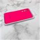 Силиконовый чехол Xiaomi Redmi 10C Silicone Cover Silky and Soft-touch finish, ярко-розовый