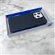 Задняя крышка Iphone 14 Pro Max (6.7) ANNTEK под карбон с поддержкой MagSafe, темно-синяя
