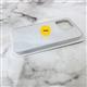 Силиконовый чехол Iphone 17 Silicone Case без защиты камеры, с логотипом, в блистере, белый