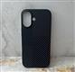 Задняя крышка Iphone 11 пластиковая под карбон, в тех.паке., черная в квадрат