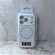 Силиконовый чехол CASE Iphone 15 Pro Max с MagSafe, защита камеры, бархат внутри, белый