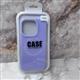 Задняя крышка CASE Phone Case Iphone 15 Pro матово-прозрачная с MagSafe, бархат внутри, сиреневая