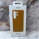 Задняя крышка Samsung Galaxy S25 Ultra Kindsuit Case под кожу с логотипом, в коробке, оранжевая
