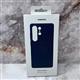 Задняя крышка Samsung Galaxy S25 Ultra Kindsuit Case под кожу с логотипом, в коробке, темно-синяя