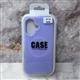 Задняя крышка CASE Phone Case Iphone 14 Pro (6.1) матово-прозрачная с MagSafe, бархат внутри, сиреневая