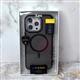 Задняя крышка Iphone 15 Pro ILEX, матово-прозрачная с цветным MagSafe, черная