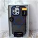 Задняя крышка Iphone 15 Pro ILEX, матово-прозрачная с цветным MagSafe, синяя