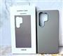 Задняя крышка Samsung Galaxy S24 Ultra Vegan Leather Case под кожу, с лого, MagSafe, в упаковке, серая