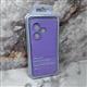 Силиконовый чехол Samsung Galaxy S25 EGDE Silicon cover stilky and soft-touch, без логотипа, сиреневый