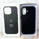 Задняя крышка Iphone 16 Pro Max Leather Case с логотипом, анимацией и сенсорной клавишей, черная
