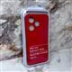 Силиконовый чехол Samsung Galaxy S25 EGDE Silicon cover stilky and soft-touch, без логотипа, красный