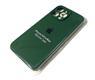 Силиконовый чехол Iphone 12 Pro Max (6.7) Silicon Case с логотипом, закрытый низ, в блистере, темно-зеленый