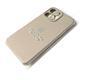 Силиконовый чехол Iphone 12 Pro Max (6.7) Silicon Case с логотипом, закрытый низ, в блистере, пудра