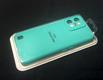Силиконовый чехол Xiaomi Redmi Note 14 4G Silicone case High-end TPU Case, soft-touch без лого, бархат внутри, в блистере, мятный
