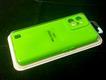 Силиконовый чехол Xiaomi Redmi Note 14 4G Silicone case High-end TPU Case, soft-touch без лого, бархат внутри, в блистере, салатовый