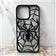 Силиконовый чехол Iphone 16 Pro Max бампер-накладка ПАУК, черный