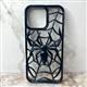 Силиконовый чехол Iphone 16 Pro Max бампер-накладка ПАУК, синий