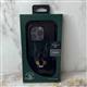 Задняя крышка Iphone 14 Pro Max SANTA BARBARA, силиконовый борт, бархат внутри, доберман на черном