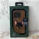 Задняя крышка Iphone 14 Pro Max SANTA BARBARA, силиконовый борт, бархат внутри, доберман на коричневом
