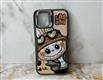 Силиконовый чехол Iphone 15 Pro Max подставка-камера, ЛАБ, в тех.паке, серый
