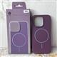 Задняя крышка Beats Samsung Galaxy S25 Ultra пластиковая, с MagSafe, бархат внутри, фиолетовая