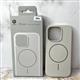 Задняя крышка Beats Samsung Galaxy S25 Ultra пластиковая, с MagSafe, бархат внутри, белая