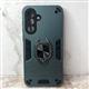 Задняя крышка Xiaomi Redmi Note 14 PRO противоударная со вставками, кольцо открывается сверху вниз, зеленая