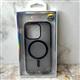 Задняя крышка Iphone 14 Pro Max CASE (HQC) прозрачная с MagSafe, с черным оттенком