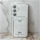 Силиконовый чехол Vivo Y31 прозрачный с визитницей (CARD CRYSTAL), прозрачный