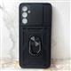 Задняя крышка Samsung Galaxy A54 противоударная с кольцом (ARMOR), черная