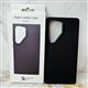 Задняя крышка Samsung Galaxy S24 Ultra Vegan Leather Case ребристая поверхность, с логотипом, в коробке, черная