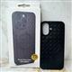 Силиконовый чехол Iphone 15 Pro Max Woven Phone Case плетенный с MagSafe, черный