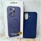 Силиконовый чехол Iphone 15 Pro Max Woven Phone Case плетенный с MagSafe, синий